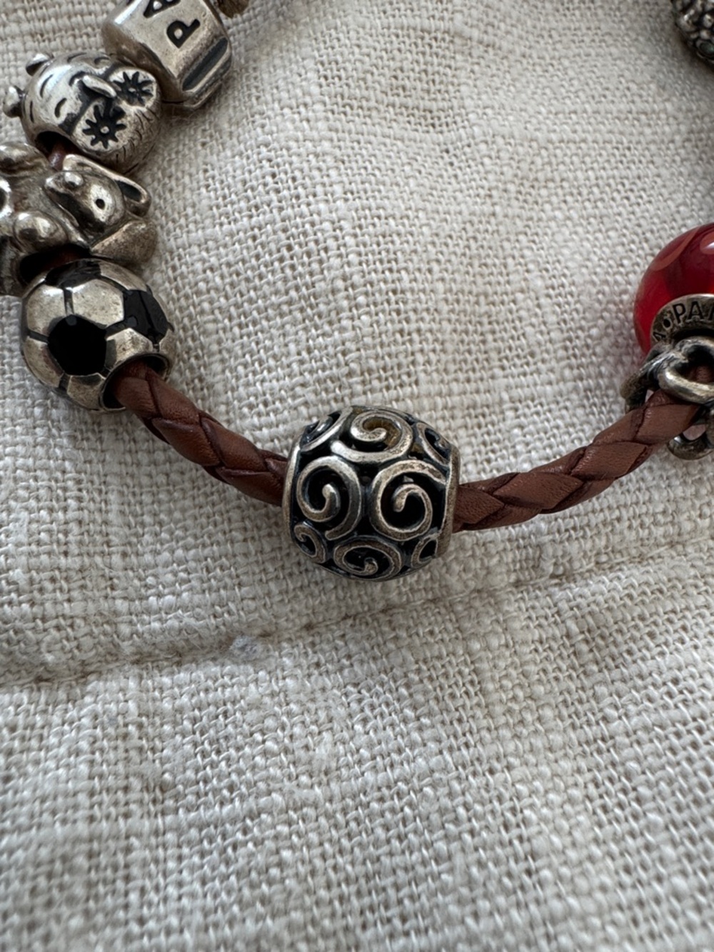 Pandora Silver Swirl Charm